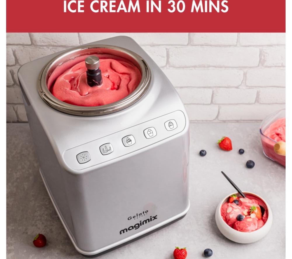 MAGIMIX Gelato Expert Ice Cream & Frozen Dessert Maker - Silver image number 4 of 8