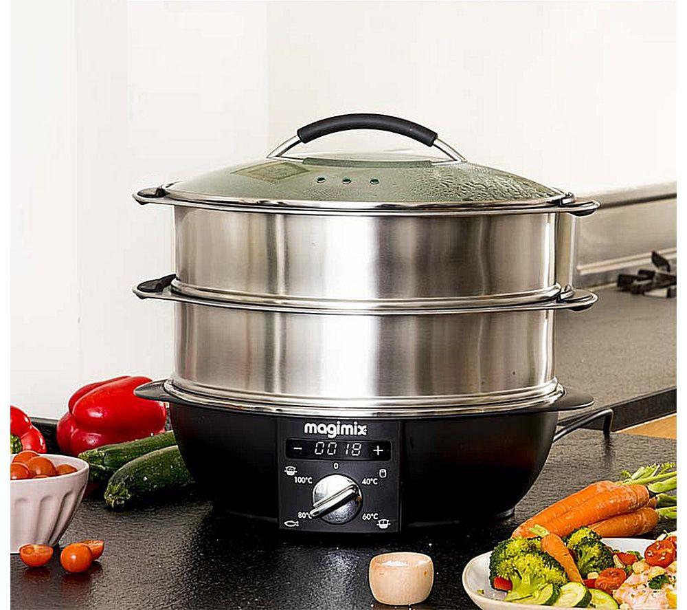 MAGIMIX 11581 Steamer - Silver & Black image number 4 of 5