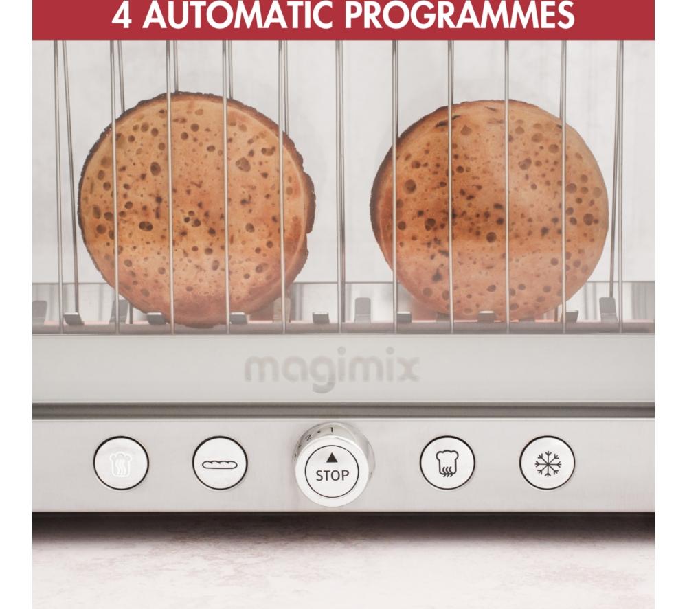 MAGIMIX Vision 2-Slice Toaster - Silver image number 4 of 9