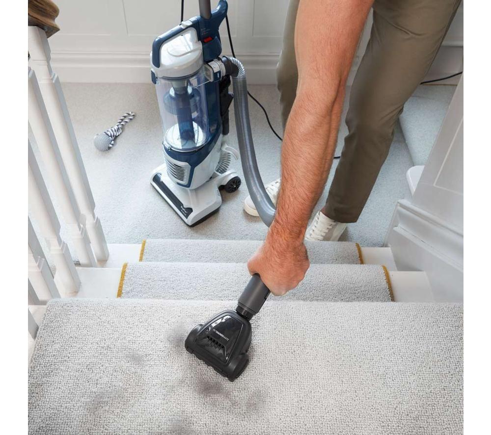 VACMASTER Respira Pet UC0413EUK Bagless Upright Vacuum Cleaner - White & Blue image number 4 of 13