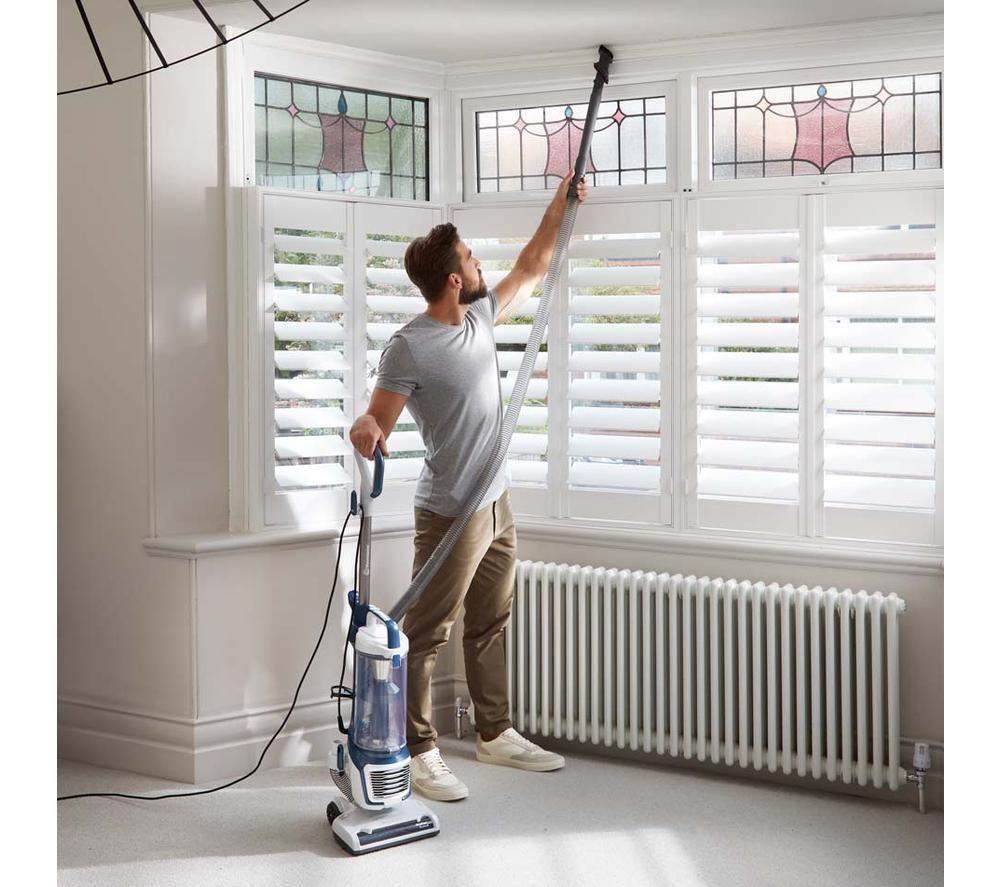 VACMASTER Respira Pet UC0413EUK Bagless Upright Vacuum Cleaner - White & Blue image number 6 of 13