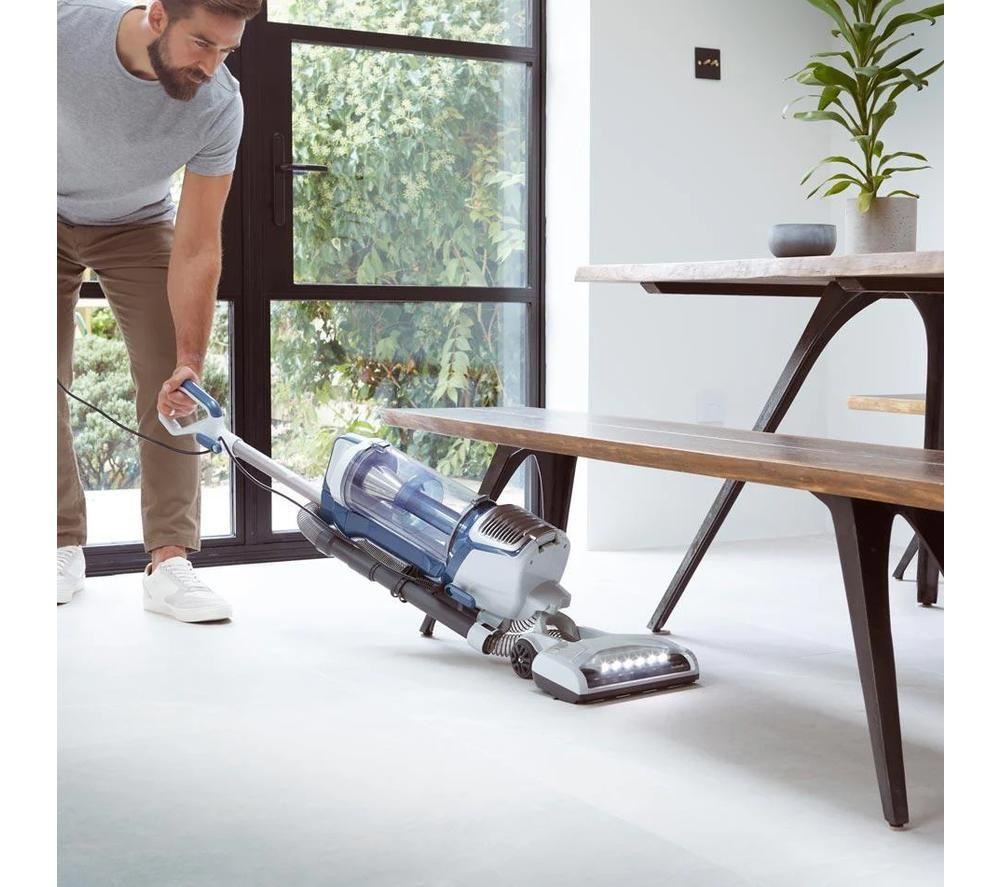 VACMASTER Respira Pet UC0413EUK Bagless Upright Vacuum Cleaner - White & Blue image number 7 of 13