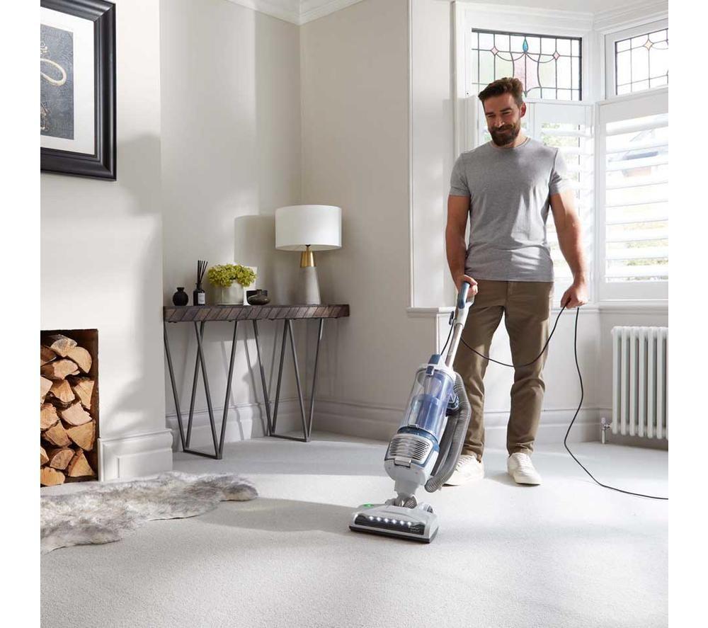 VACMASTER Respira Pet UC0413EUK Bagless Upright Vacuum Cleaner - White & Blue image number 11 of 13