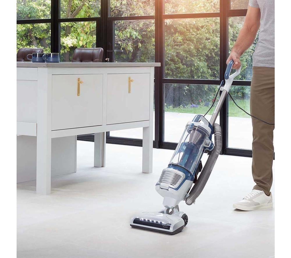 VACMASTER Respira Pet UC0413EUK Bagless Upright Vacuum Cleaner - White & Blue image number 13 of 13