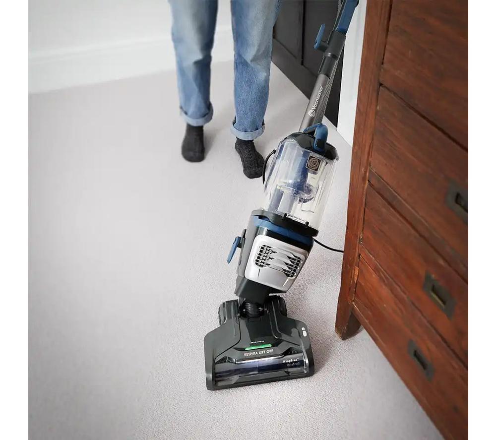 VACMASTER Respira UC0902EHUK Bagless Upright Vacuum Cleaner - Grey & Blue image number 4 of 10