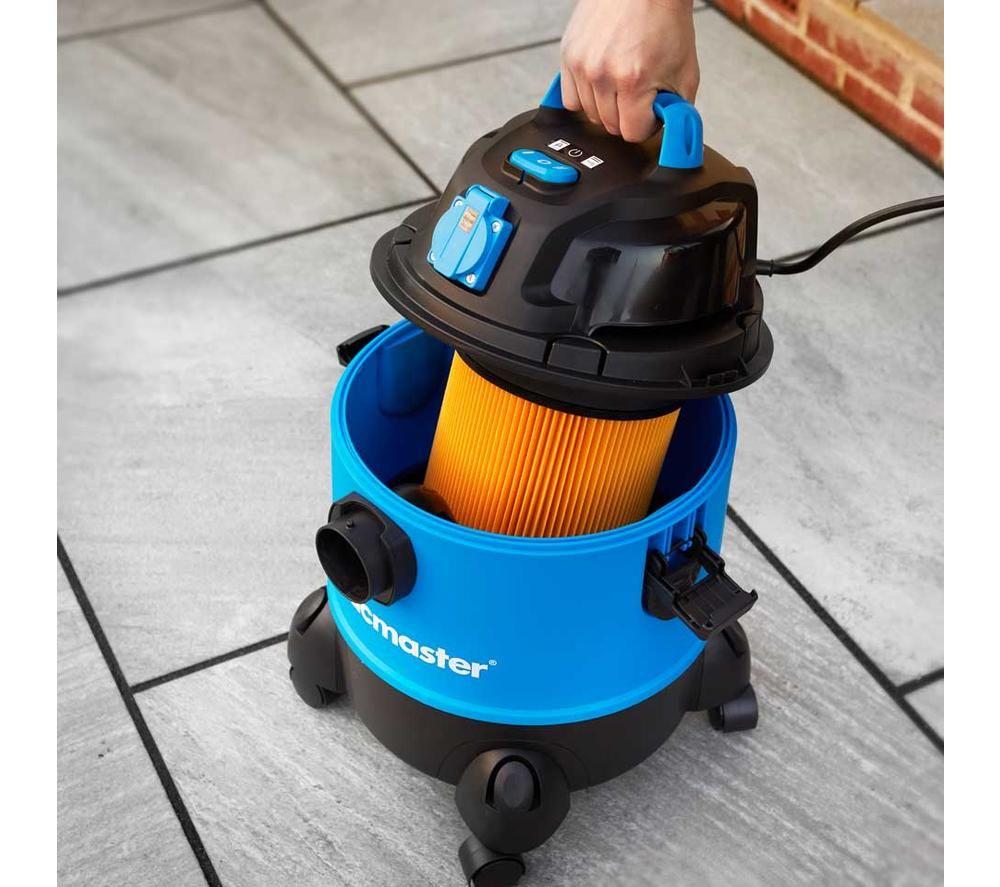 VACMASTER Multi 20 PTO Cylinder Wet & Dry Vacuum Cleaner - Black & Blue image number 4 of 15