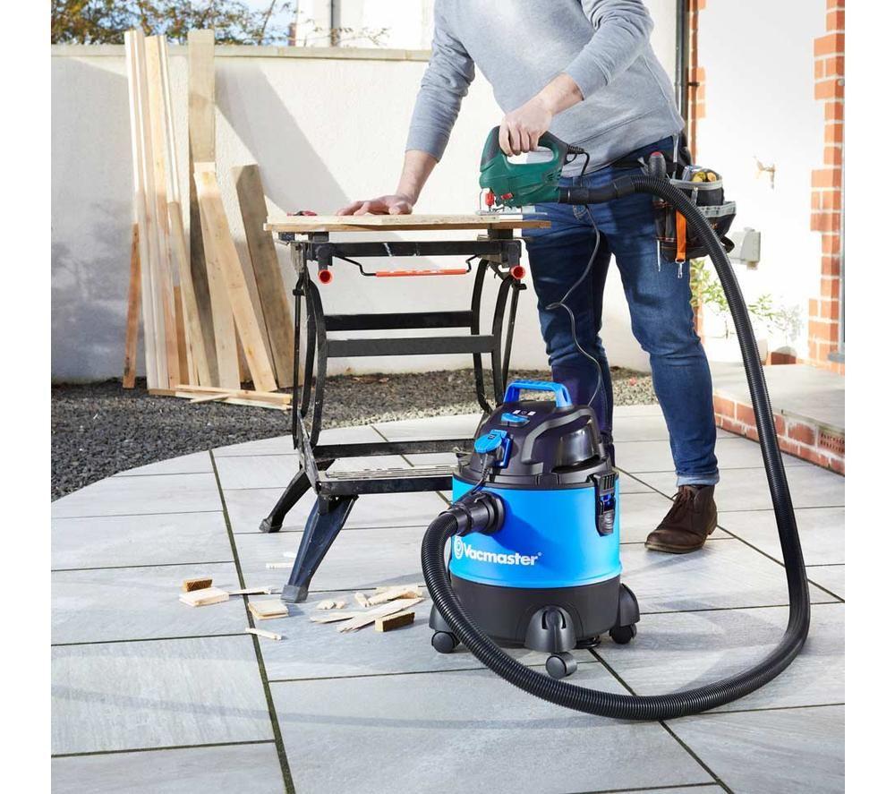 VACMASTER Multi 20 PTO Cylinder Wet & Dry Vacuum Cleaner - Black & Blue image number 14 of 15