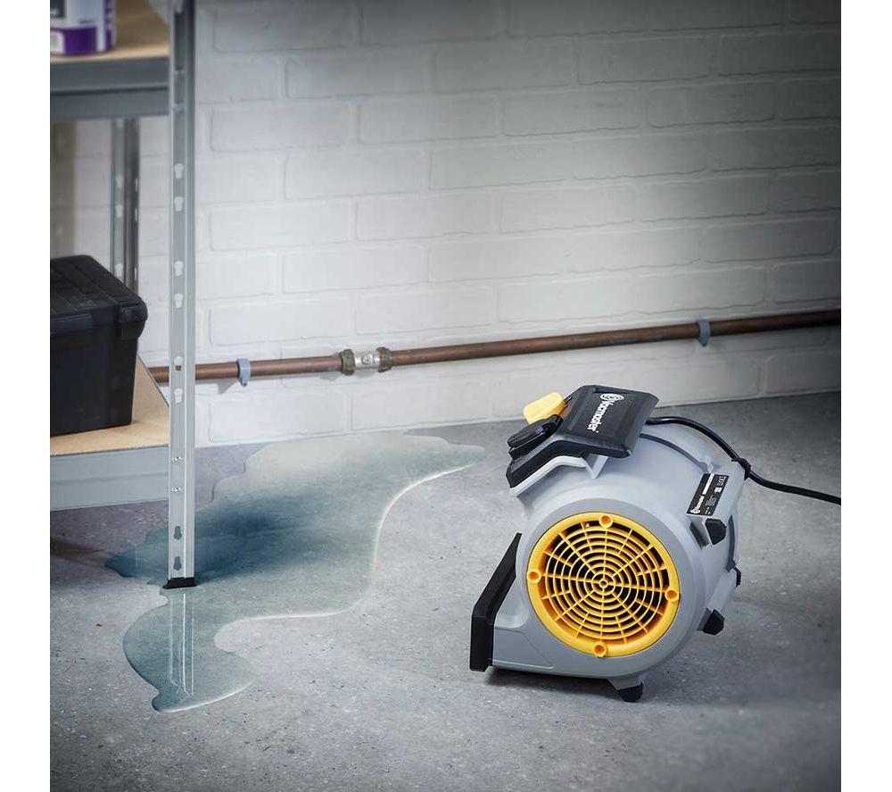 VACMASTER AM1202-01 Portable Air Mover - Grey & Yellow image number 3 of 7