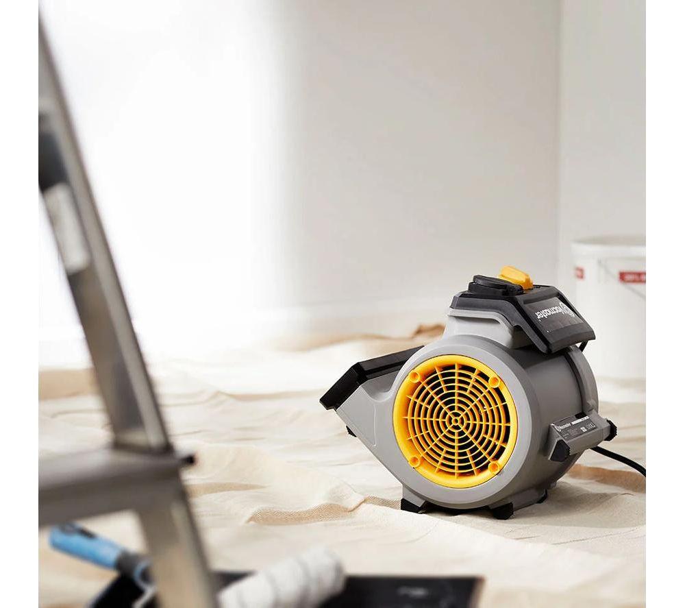 VACMASTER AM1202-01 Portable Air Mover - Grey & Yellow image number 4 of 7