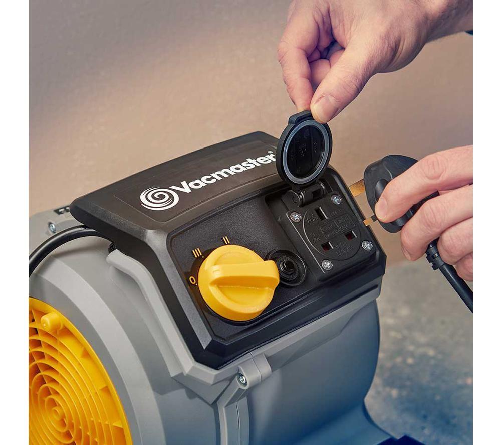 VACMASTER AM1202-01 Portable Air Mover - Grey & Yellow image number 6 of 7