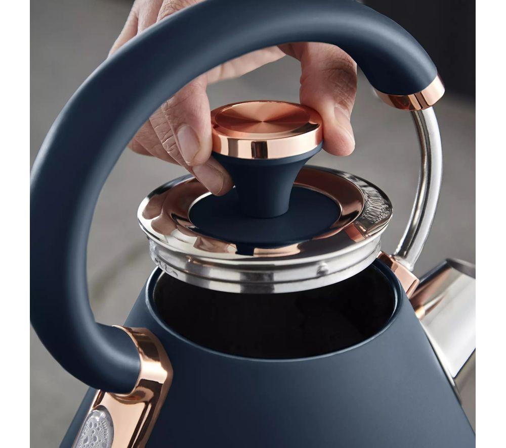 TOWER Cavaletto 4-Slice Toaster and Kettle Bundle - Midnight Blue image number 2 of 7