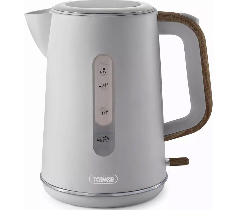 TOWER Scandi 2-Slice Toaster and Kettle Bundle - Grey image number 3 of 3