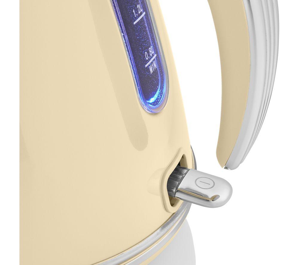 SWAN Retro 4-Slice Toaster & Jug Kettle Bundle - Cream image number 3 of 8