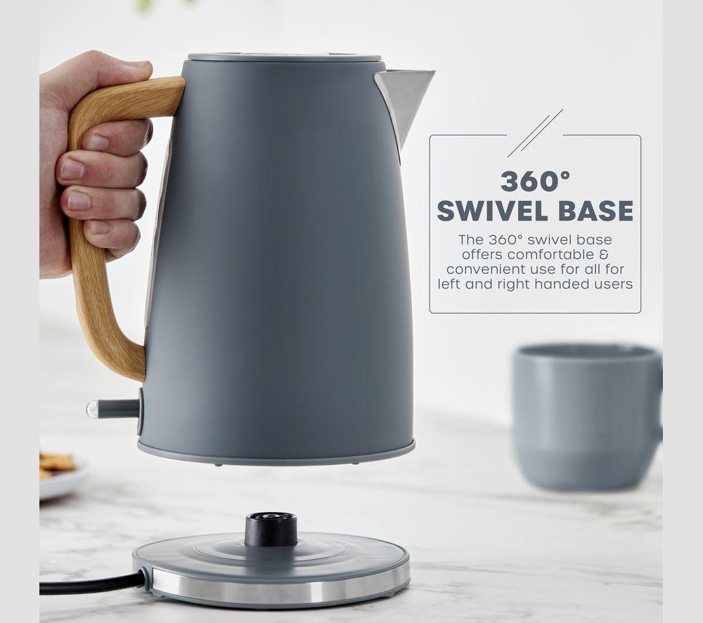 SWAN Fjord 2-Slice Toaster & Jug Kettle Bundle - Grey image number 5 of 14