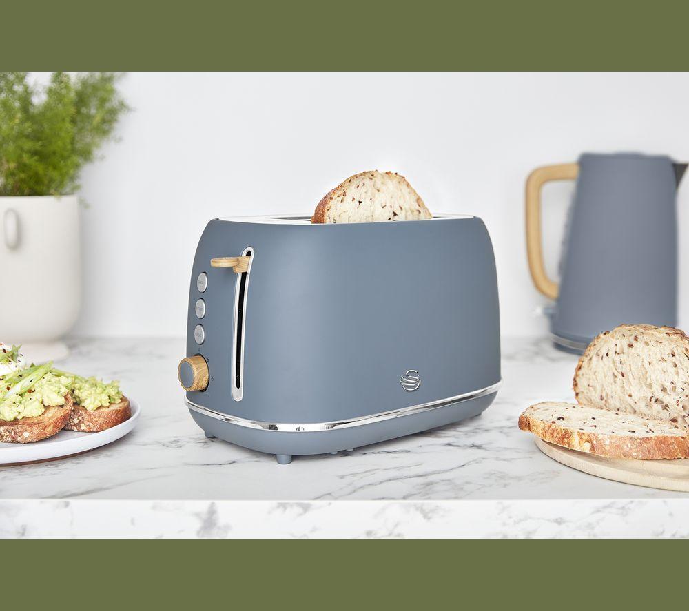 SWAN Fjord 2-Slice Toaster & Jug Kettle Bundle - Grey image number 10 of 14