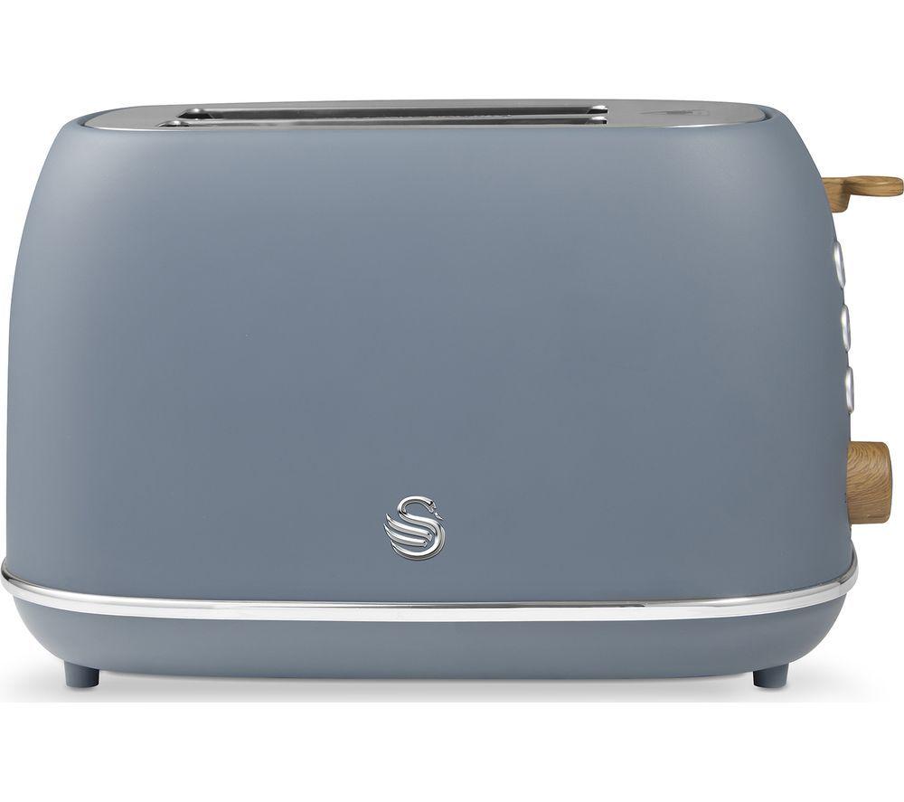 SWAN Fjord 2-Slice Toaster & Jug Kettle Bundle - Grey image number 11 of 14