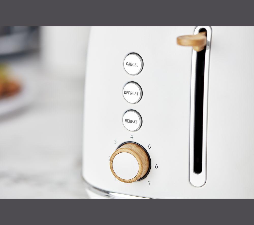 SWAN Fjord 2-Slice Toaster & Jug Kettle Bundle - White image number 7 of 14