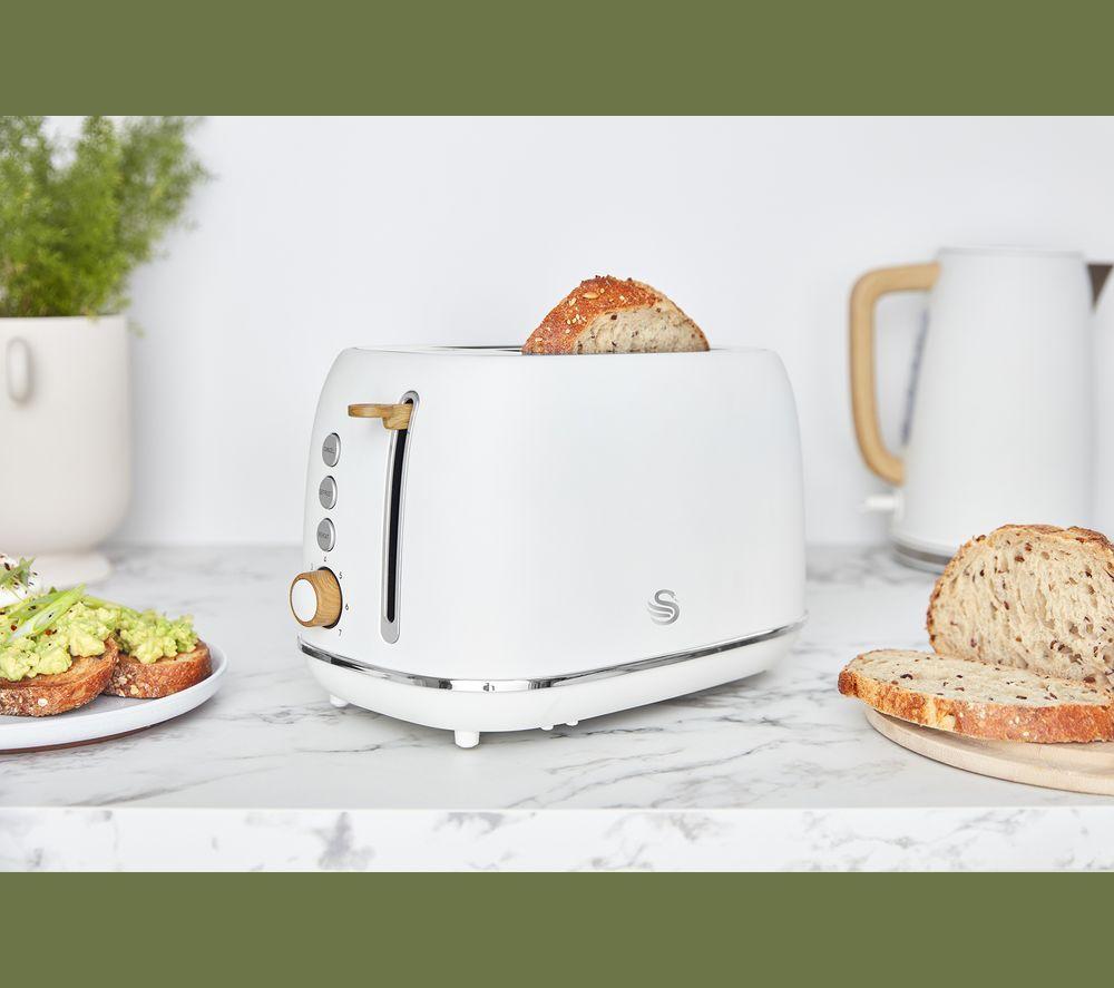 SWAN Fjord 2-Slice Toaster & Jug Kettle Bundle - White image number 9 of 14