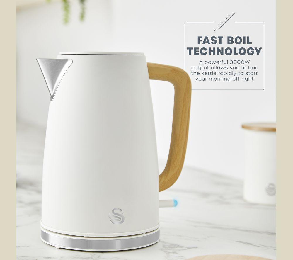 SWAN Fjord 2-Slice Toaster & Jug Kettle Bundle - White image number 10 of 14