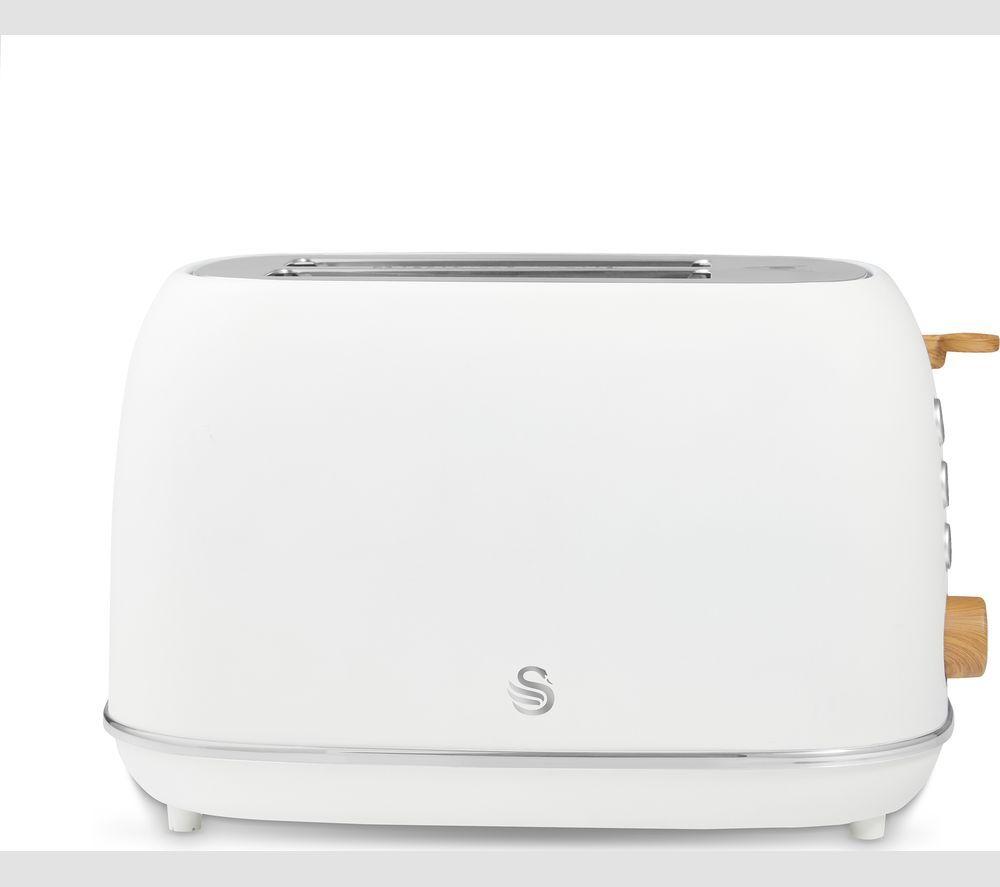 SWAN Fjord 2-Slice Toaster & Jug Kettle Bundle - White image number 11 of 14