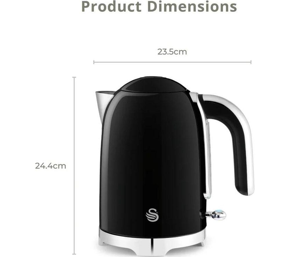 SWAN Solace SK19026BLK Jug Kettle - Black image number 2 of 6