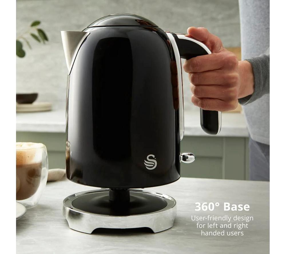 SWAN Solace SK19026BLK Jug Kettle - Black image number 5 of 6