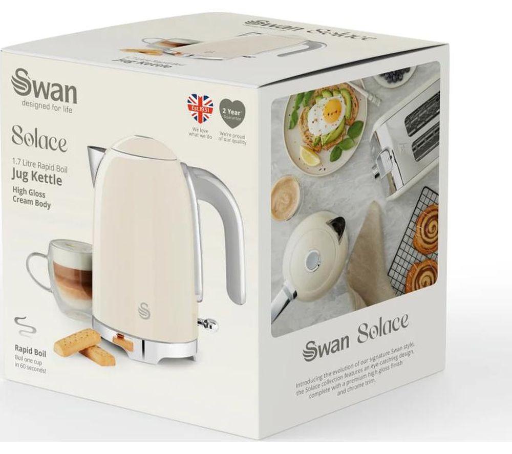 SWAN Solace SK19026CRM Jug Kettle - Cream image number 4 of 5