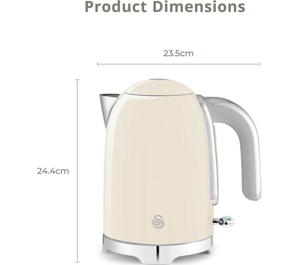 SWAN Solace SK19026CRM Jug Kettle - Cream image number 5 of 5