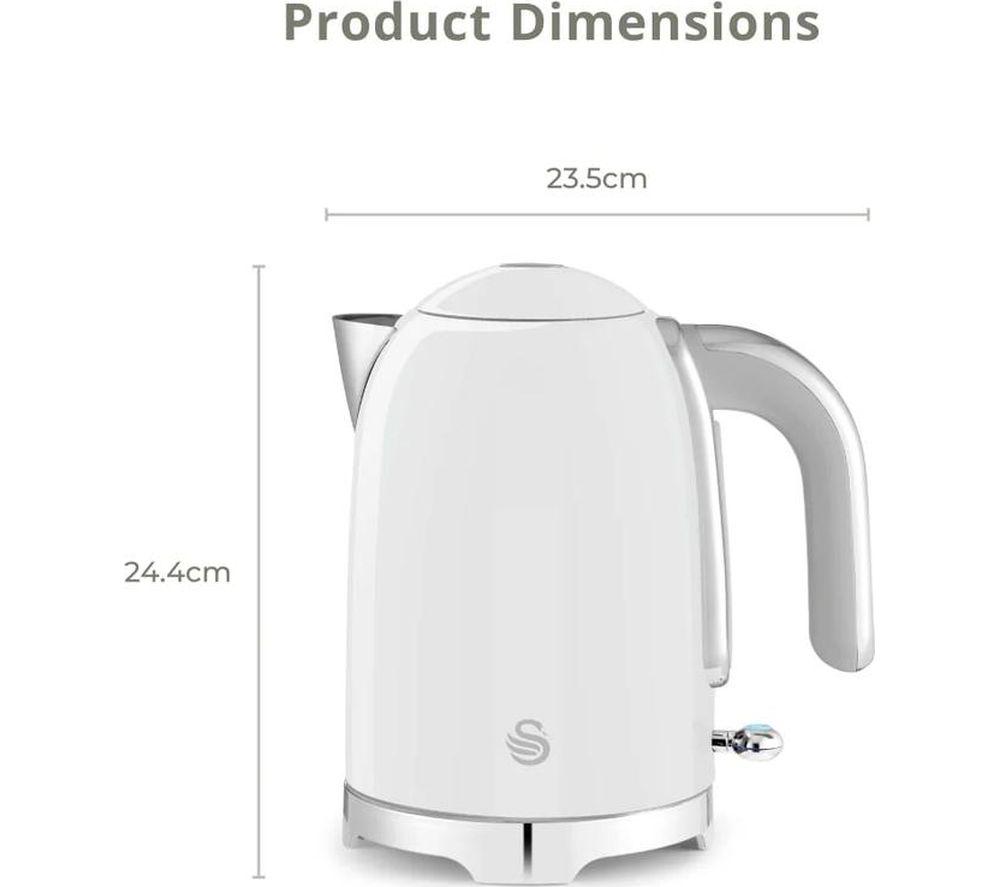 SWAN Solace SK19026WHT Jug Kettle - White image number 2 of 6