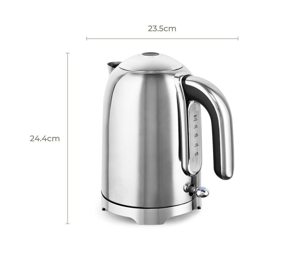 SWAN Solace Jug Kettle - Silver image number 4 of 4