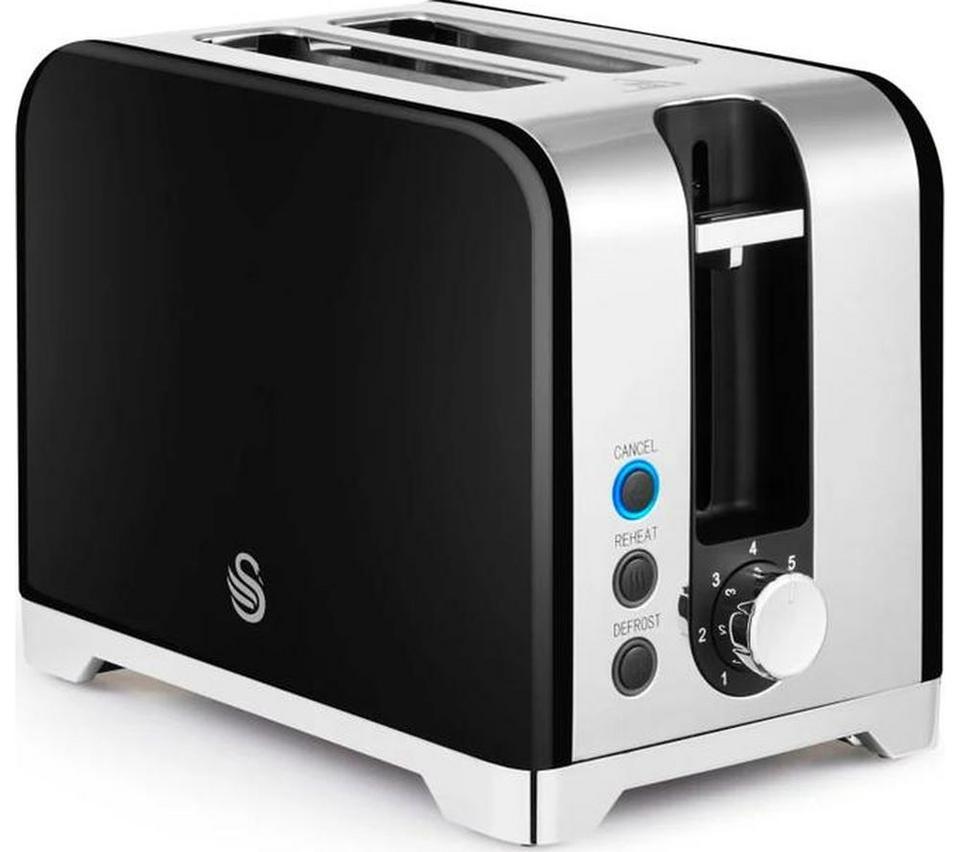 SWAN Solace ST19031BLK 2-Slice Toaster - Black