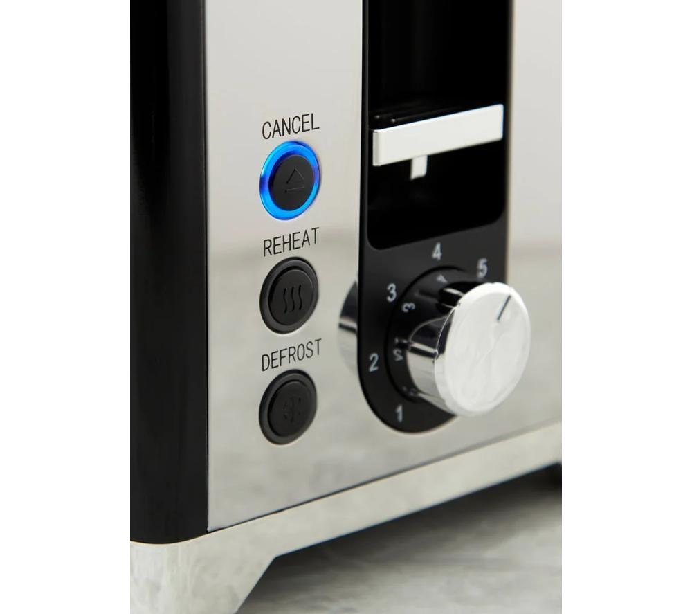 SWAN Solace ST19031BLK 2-Slice Toaster - Black image number 7 of 7