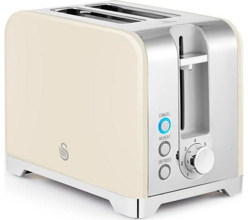 SWAN Solace ST19031CRM 2-Slice Toaster - Cream