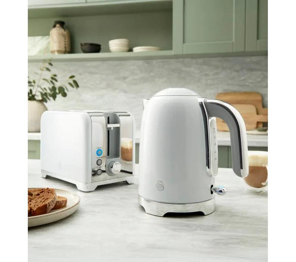 SWAN Solace ST19031WHT 2-Slice Toaster - White image number 5 of 8
