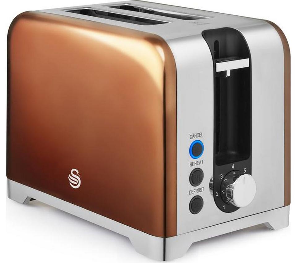 SWAN Solace ST19031COP 2-Slice Toaster - Copper