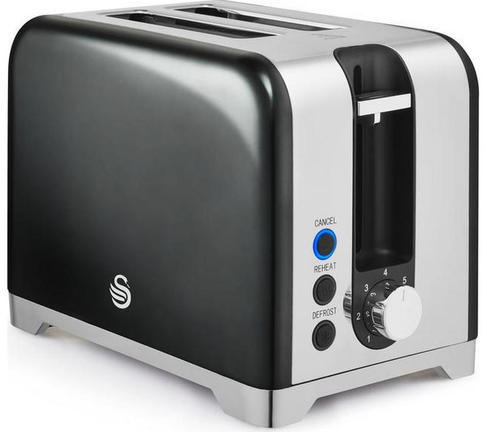 SWAN Solace ST19031GRP 2-Slice Toaster - Graphite