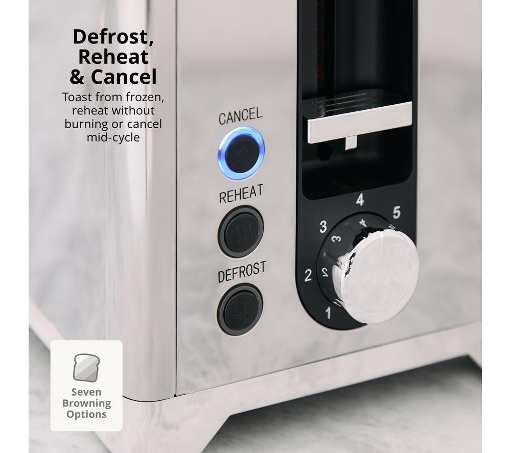 SWAN Solace ST19031SS 2-Slice Toaster - Silver image number 3 of 6