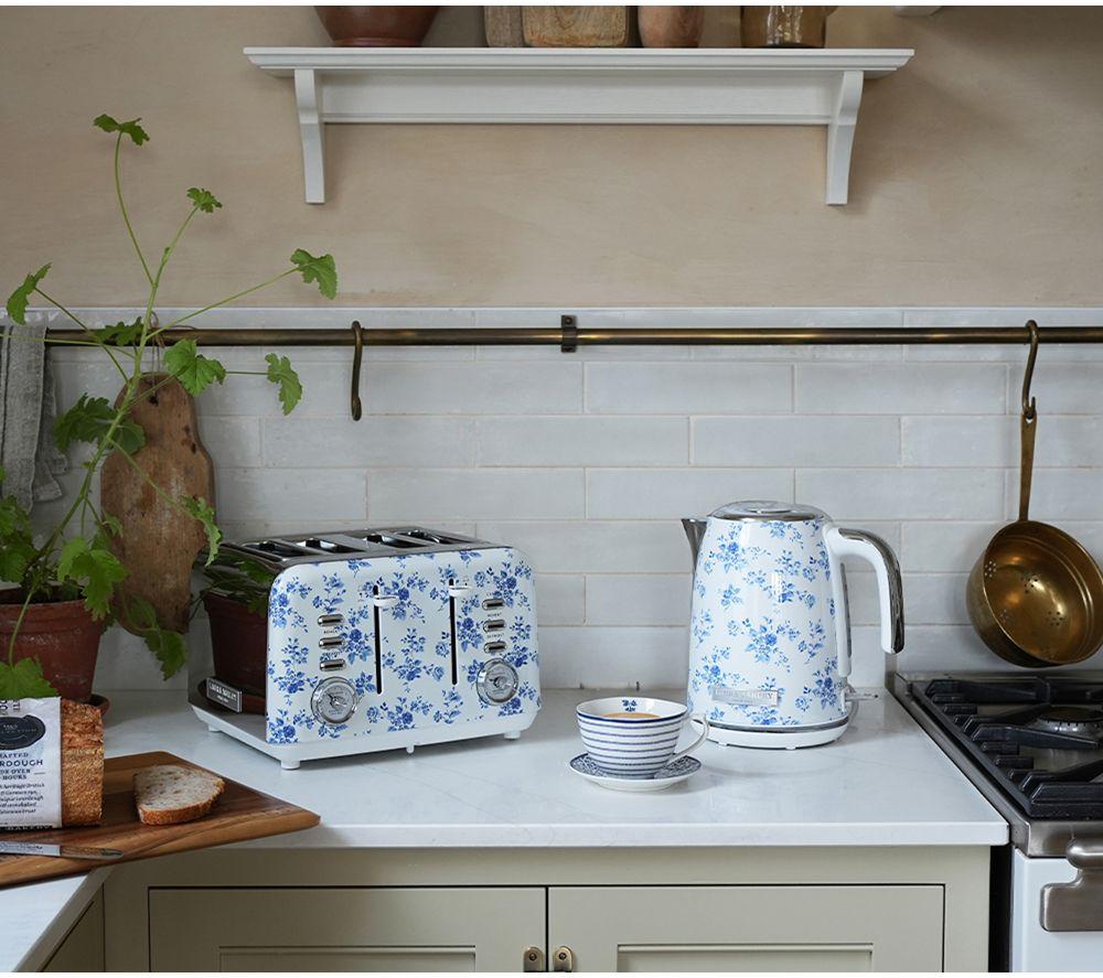 VQ Laura Ashley EEJB304 4-Slice Toaster & Jug Kettle Bundle - China Rose image number 3 of 10