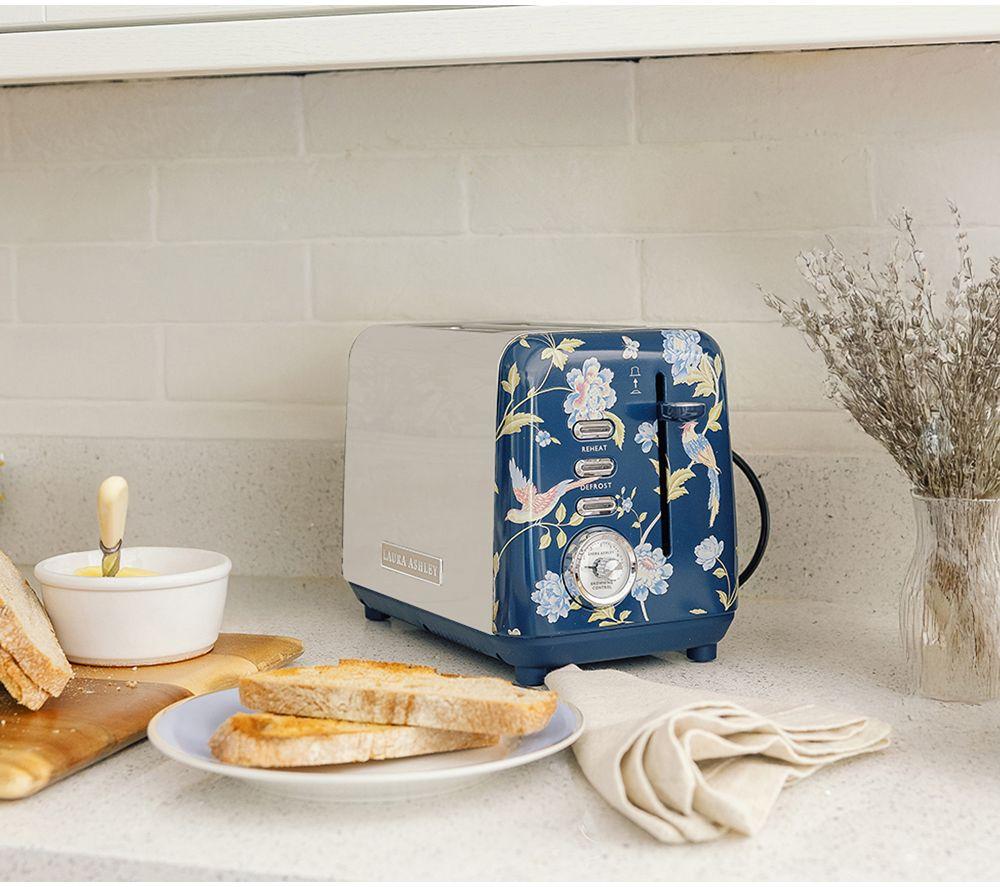 VQ Laura Ashley EEJB305 2-Slice Toaster & Dome Kettle Bundle - Elveden Navy image number 9 of 11