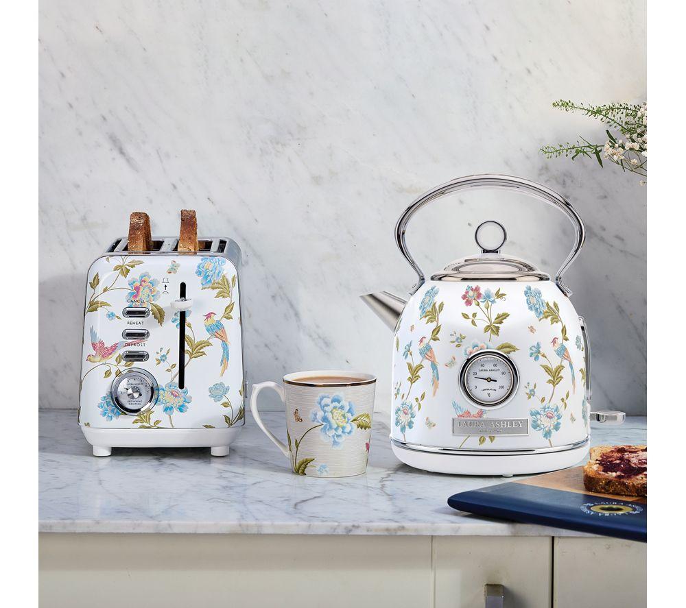 VQ Laura Ashley EEJB306 2-Slice Toaster & Dome Kettle Bundle - Elveden White image number 4 of 11