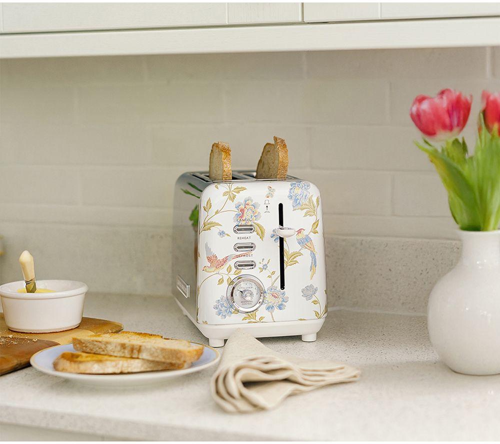 VQ Laura Ashley EEJB306 2-Slice Toaster & Dome Kettle Bundle - Elveden White image number 5 of 11