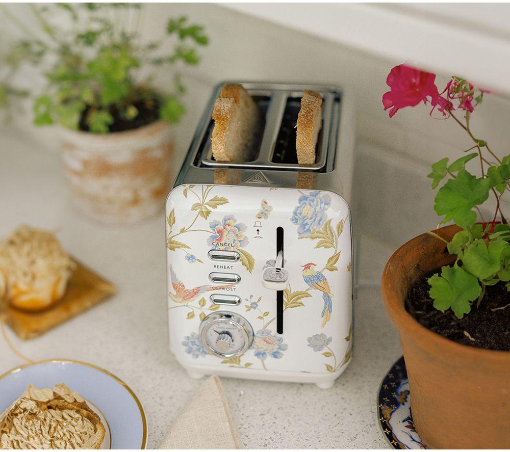 VQ Laura Ashley EEJB306 2-Slice Toaster & Dome Kettle Bundle - Elveden White image number 6 of 11
