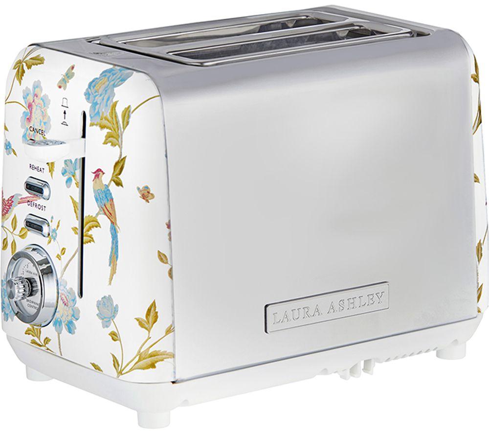 VQ Laura Ashley EEJB306 2-Slice Toaster & Dome Kettle Bundle - Elveden White image number 8 of 11