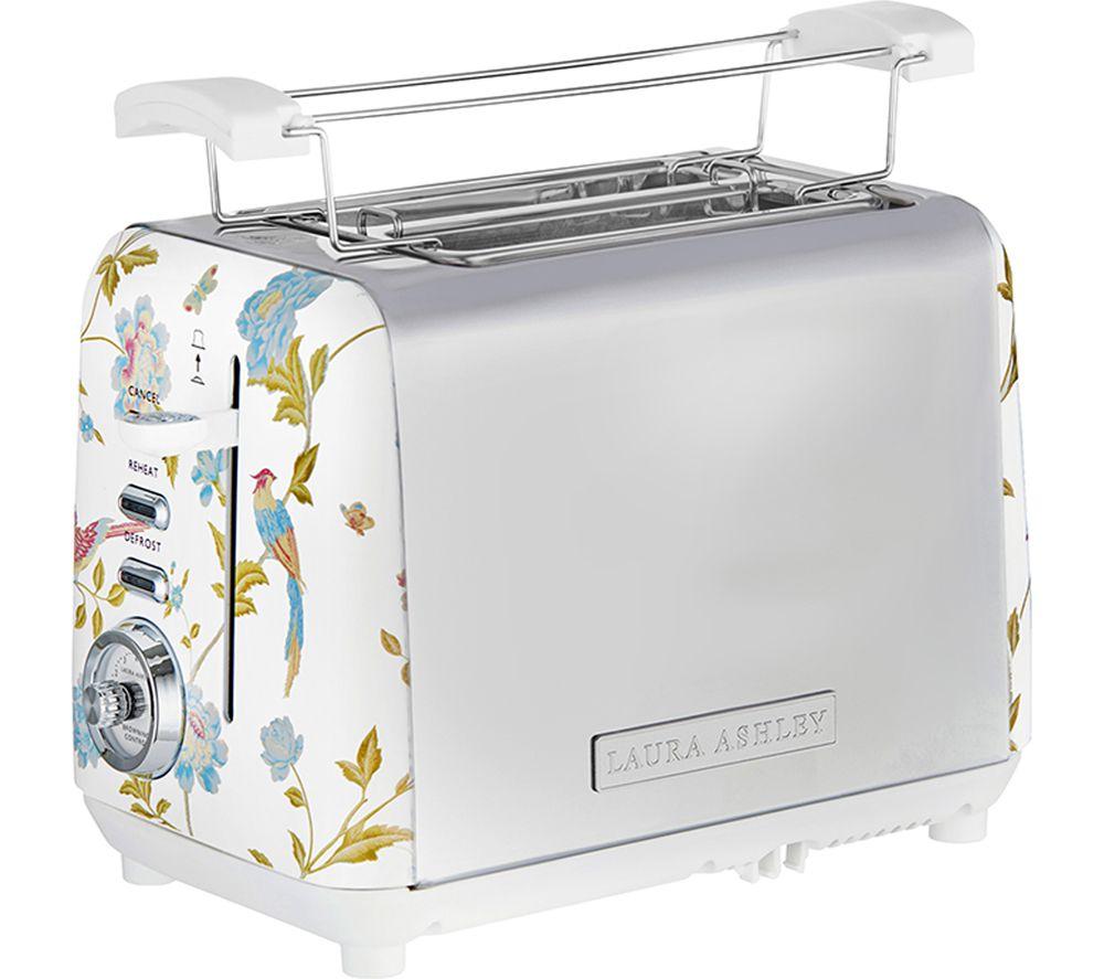 VQ Laura Ashley EEJB306 2-Slice Toaster & Dome Kettle Bundle - Elveden White image number 9 of 11