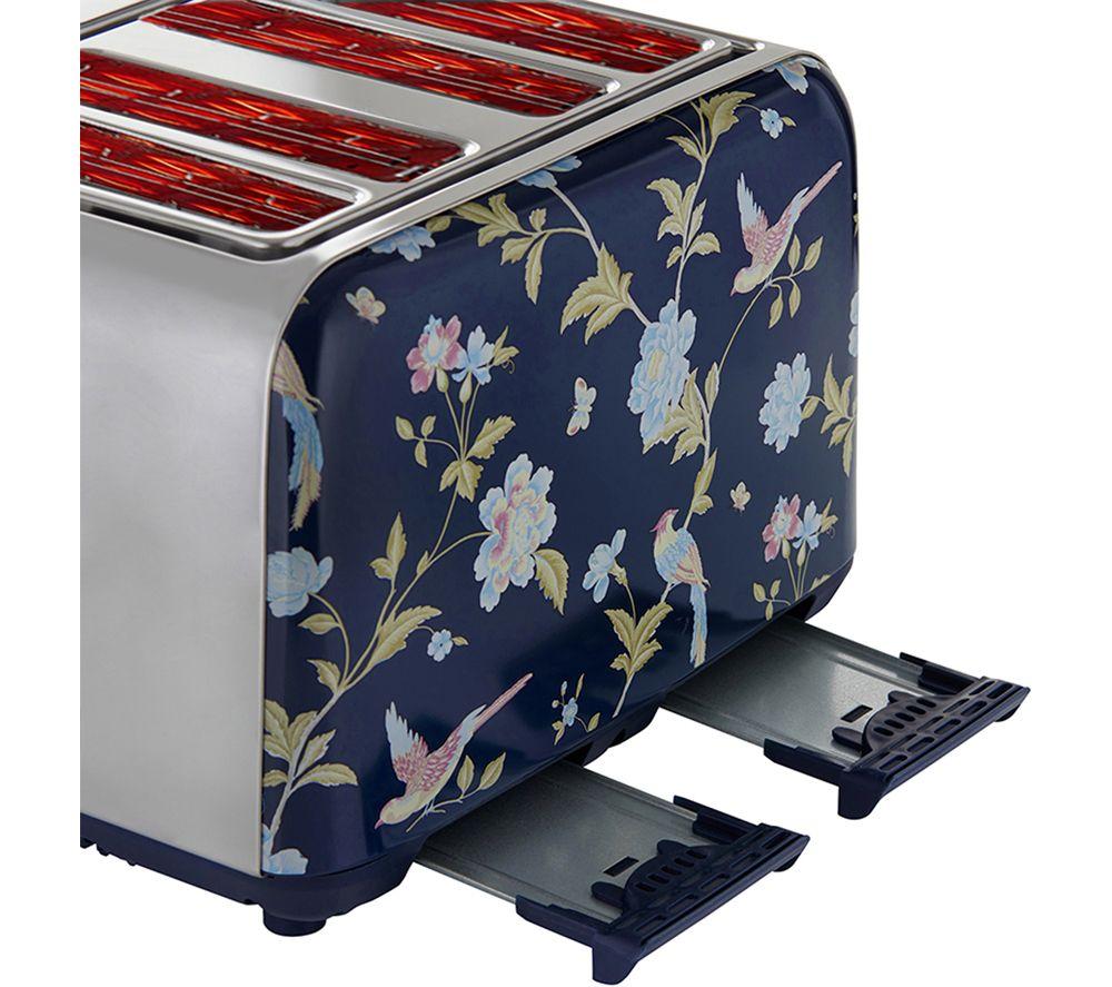 VQ Laura Ashley EEJB307 4-Slice Toaster & Traditional Kettle Bundle - Elveden Navy image number 2 of 12
