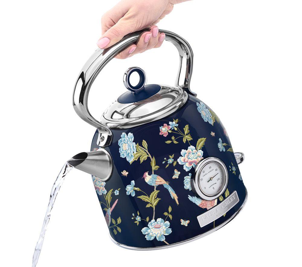 VQ Laura Ashley EEJB307 4-Slice Toaster & Traditional Kettle Bundle - Elveden Navy image number 6 of 12