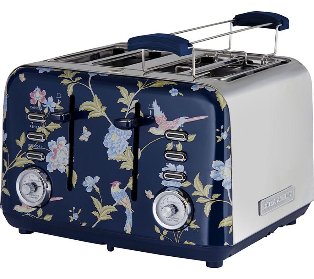 VQ Laura Ashley EEJB307 4-Slice Toaster & Traditional Kettle Bundle - Elveden Navy image number 12 of 12
