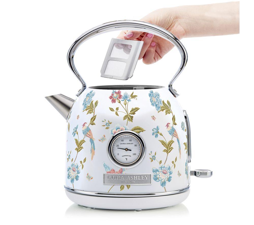 VQ Laura Ashley EEJB308 4-Slice Toaster & Dome Kettle Bundle - Elveden White image number 8 of 12