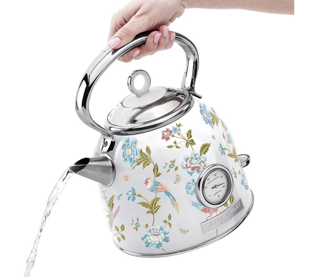 VQ Laura Ashley EEJB308 4-Slice Toaster & Dome Kettle Bundle - Elveden White image number 9 of 12