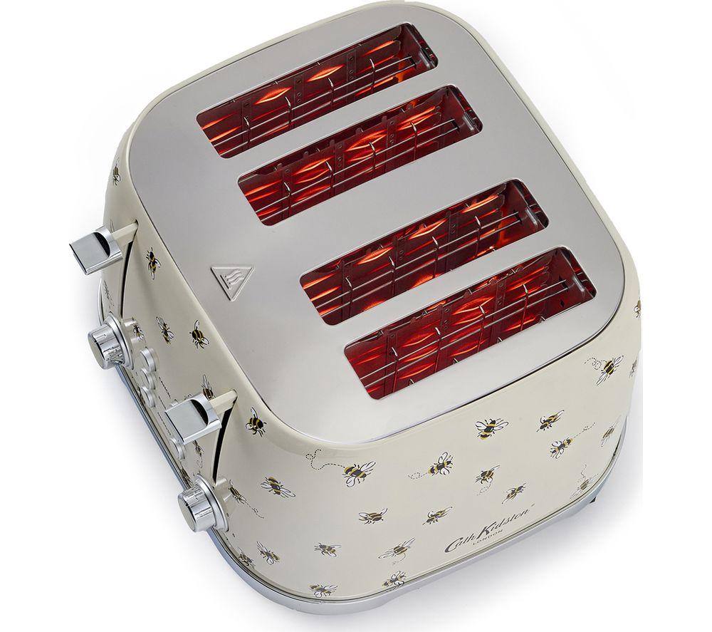VQ Cath Kidston EEJB309 4-Slice Toaster & Dome Kettle Bundle - Cream image number 3 of 10